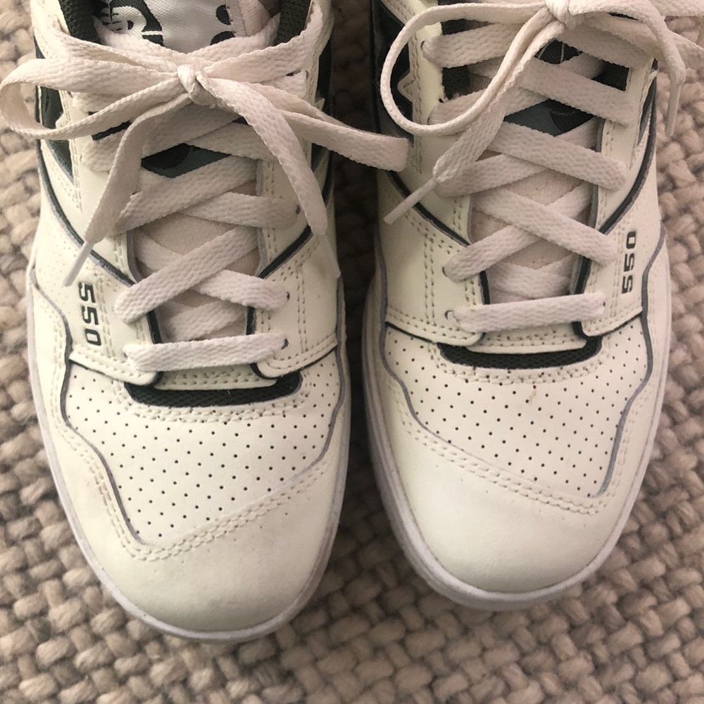 New Balance 550 cream/green Sneakers - Picture 5 of 6